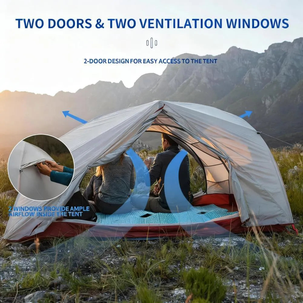 2-Person Ultralight Tent for Backpacking