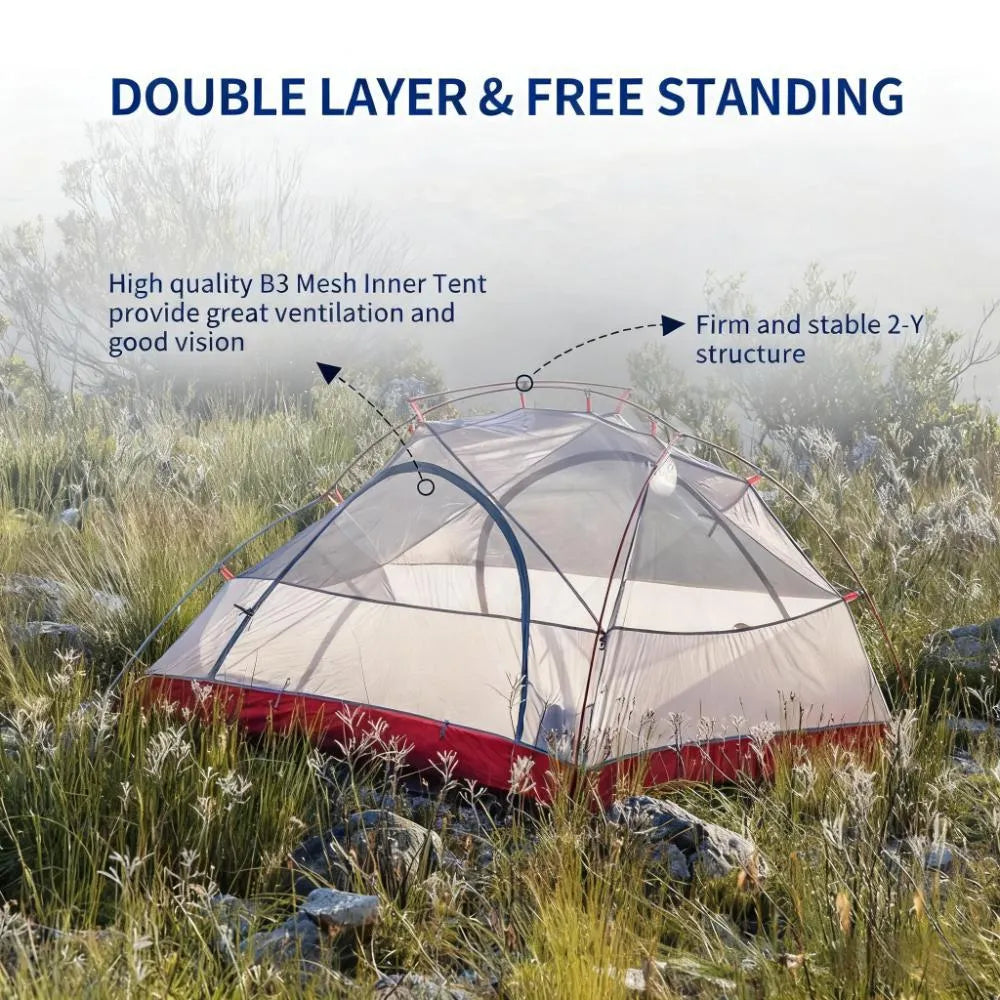 2-Person Ultralight Tent for Backpacking