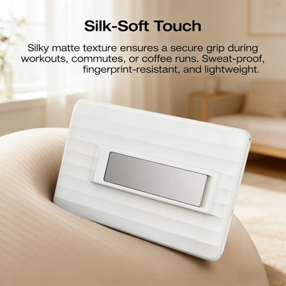 Magnetic Wireless Power Bank, 10,000mAh, 30W Fast Charging, Compatible with iPhone & AirPods, White