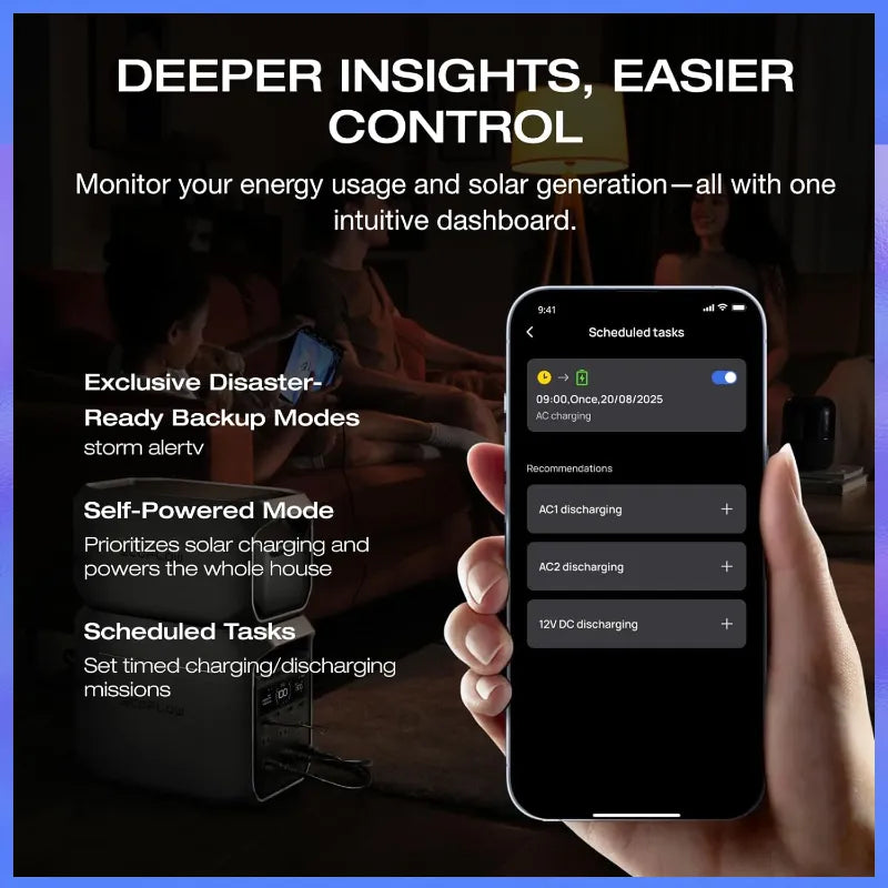 Emergency Power for YourFamily: solar charging kit(Sale $159)